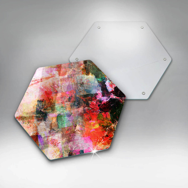 Chopping board Paint abstraction