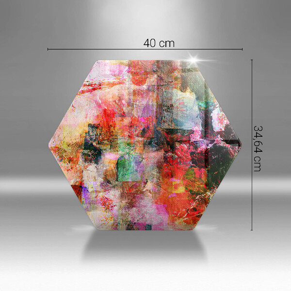 Chopping board Paint abstraction