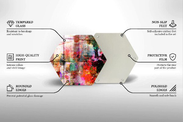 Chopping board Paint abstraction