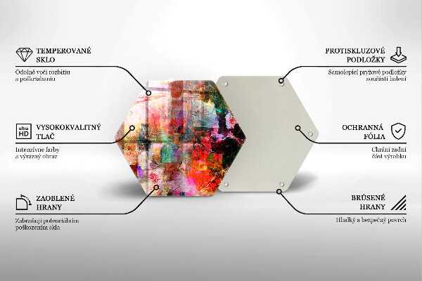 Chopping board Paint abstraction