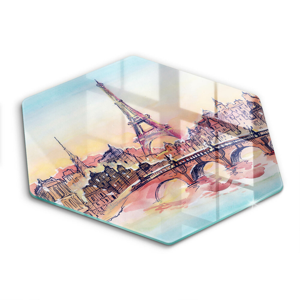 Chopping board Paris landscape Eiffel Tower