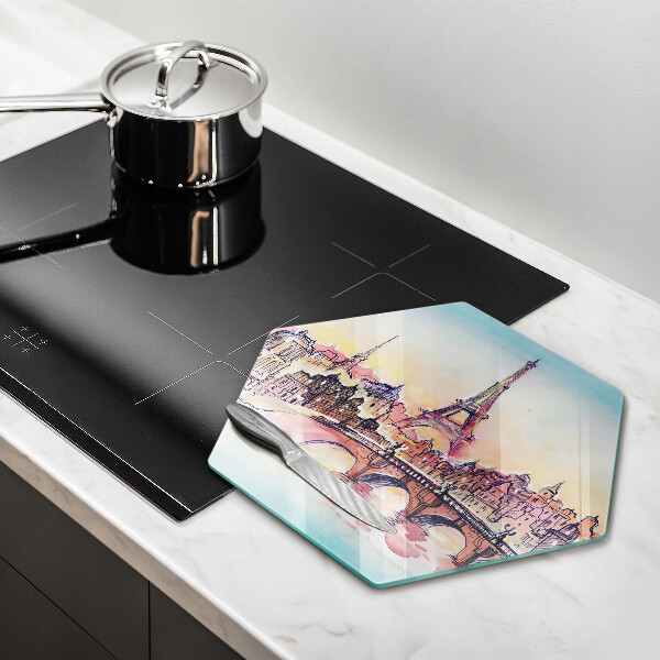 Chopping board Paris landscape Eiffel Tower
