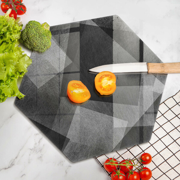 Chopping board Geometric abstraction