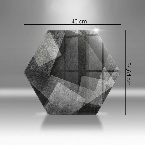 Chopping board Geometric abstraction