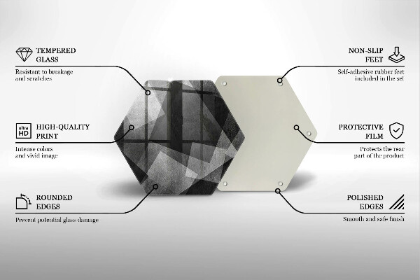 Chopping board Geometric abstraction