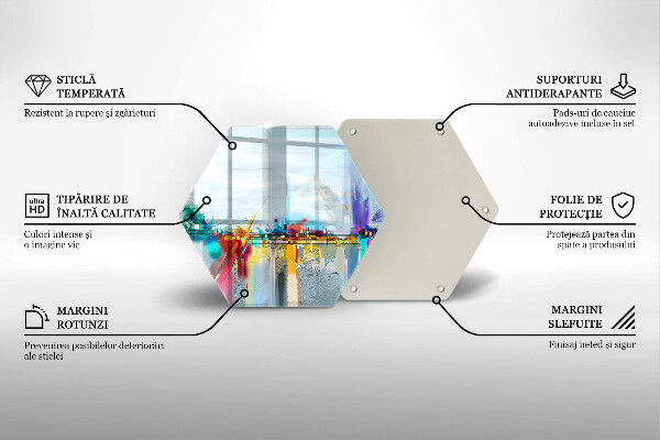 Chopping board Painted abstraction