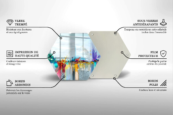Chopping board Painted abstraction