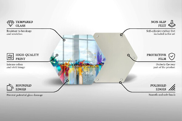 Chopping board Painted abstraction