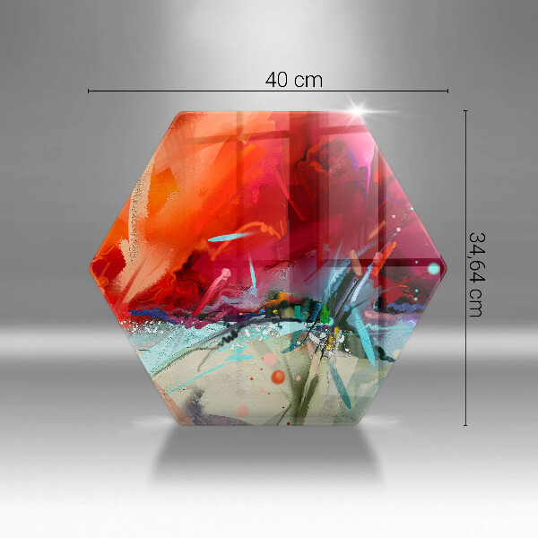 Chopping board Painted abstraction