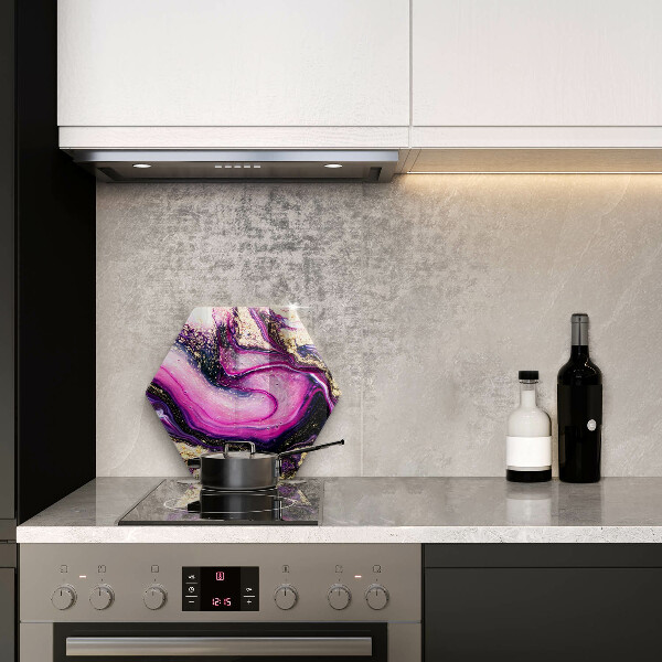 Chopping board Abstraction design gold