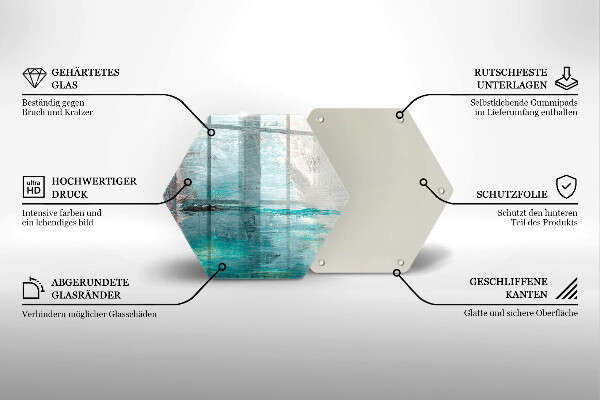 Chopping board glass Background paint abstraction