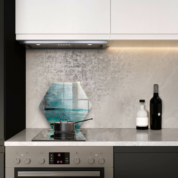 Chopping board glass Background paint abstraction