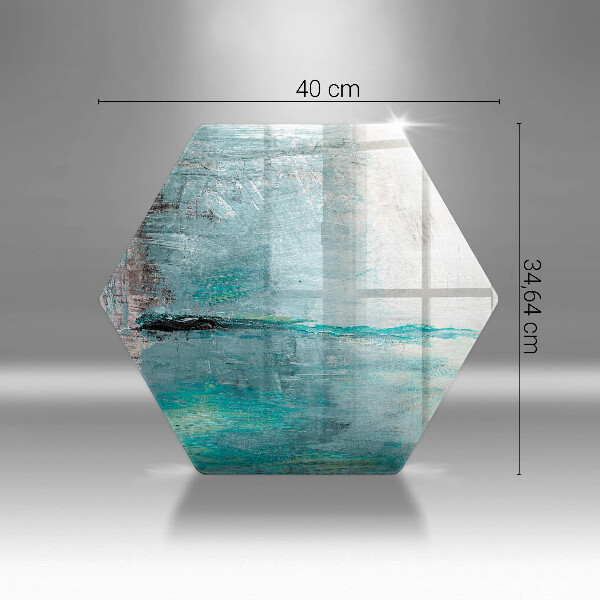 Chopping board glass Background paint abstraction