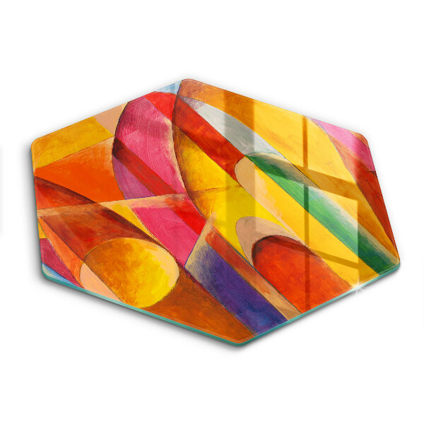 Chopping board Colorful abstraction