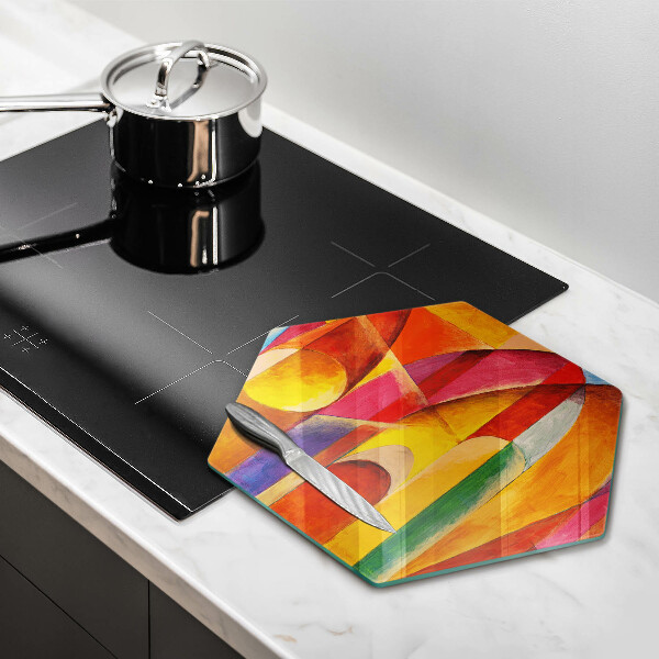 Chopping board Colorful abstraction
