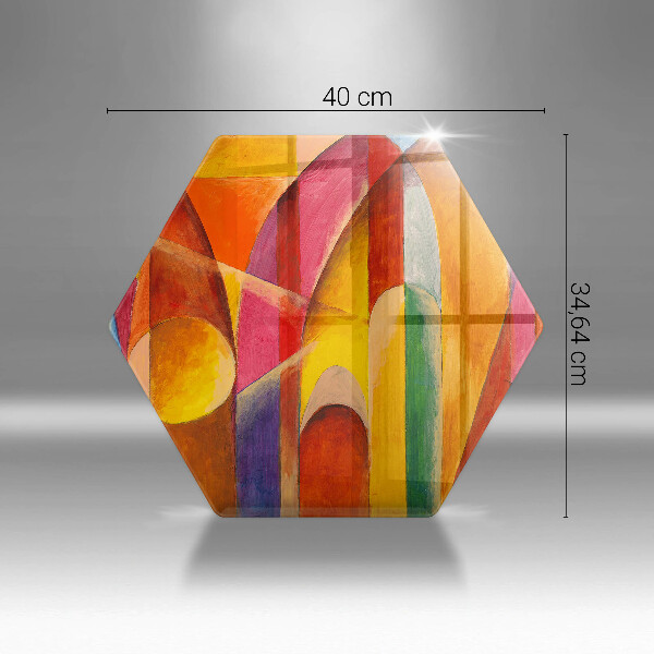 Chopping board Colorful abstraction