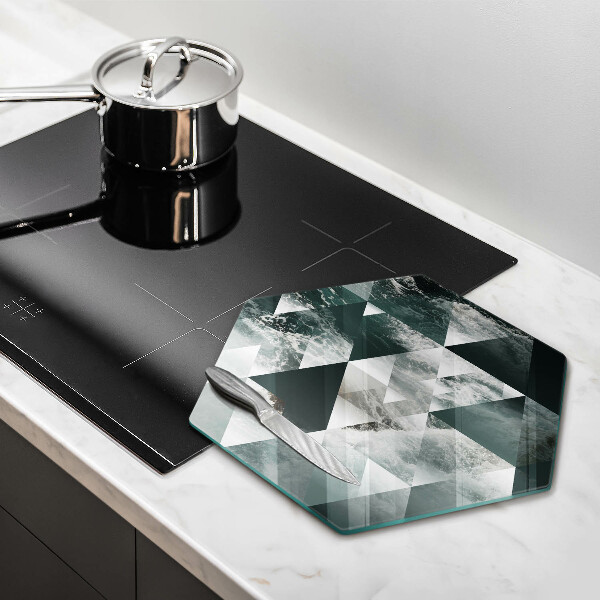 Chopping board Triangles and water