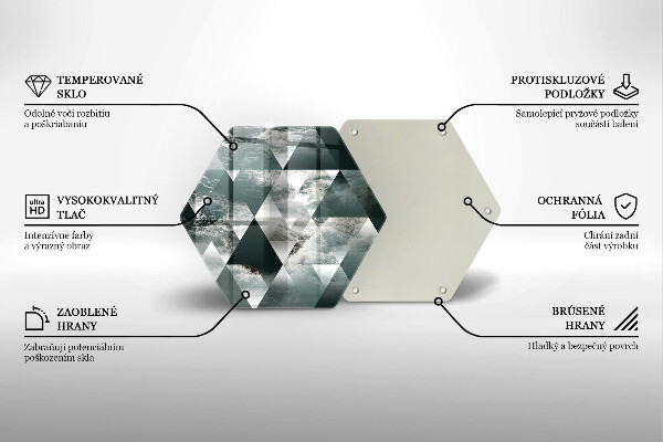 Chopping board Triangles and water