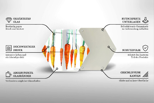Chopping board Carrot illustration