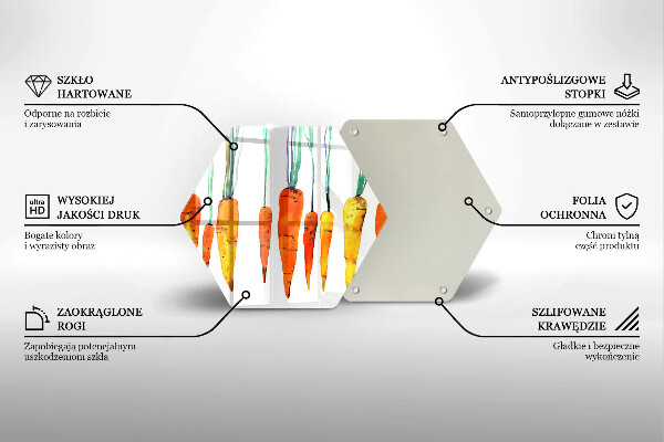 Chopping board Carrot illustration