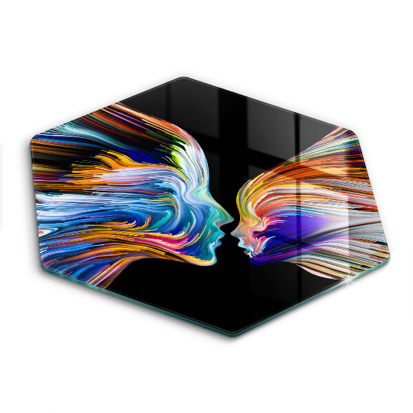 Chopping board Abstraction kiss