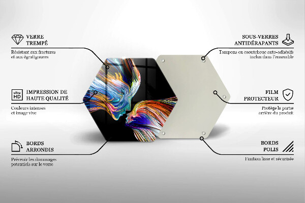Chopping board Abstraction kiss