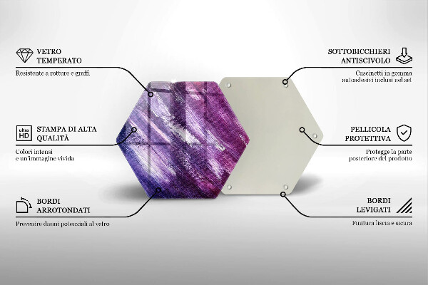 Glass worktop saver Paint abstraction