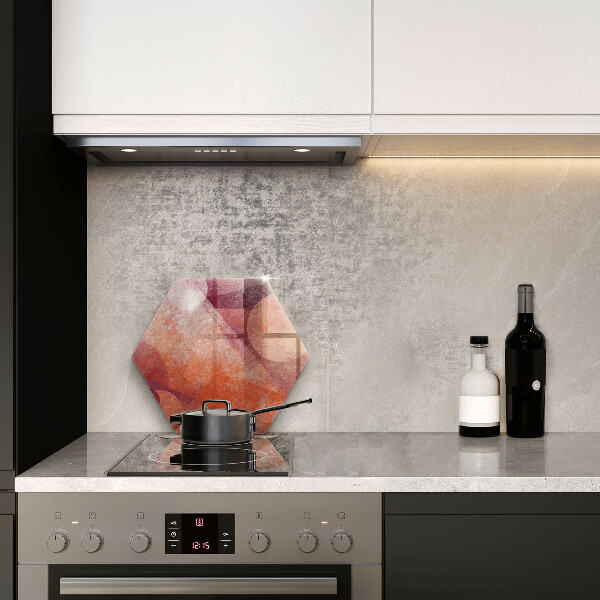 Glass worktop saver Abstract art