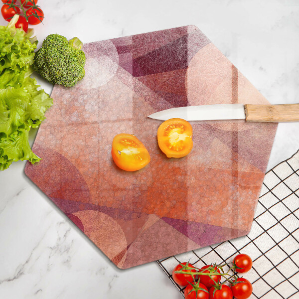 Glass worktop saver Abstract art