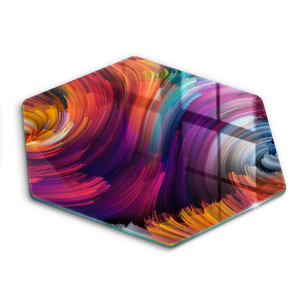 Glass worktop saver Colorful highlights