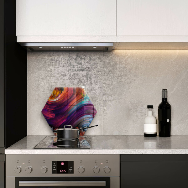 Glass worktop saver Colorful highlights