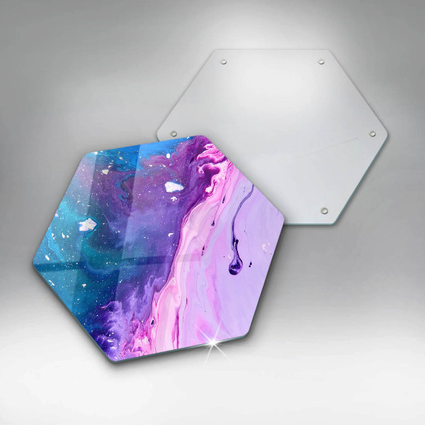 Glass worktop saver Abstraction ink