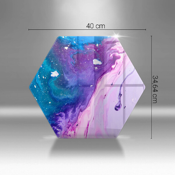 Glass worktop saver Abstraction ink