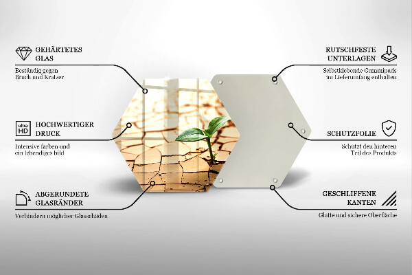 Chopping board Lonely plant