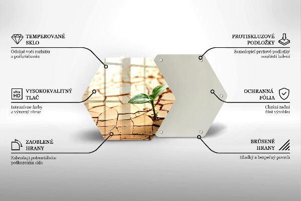 Chopping board Lonely plant