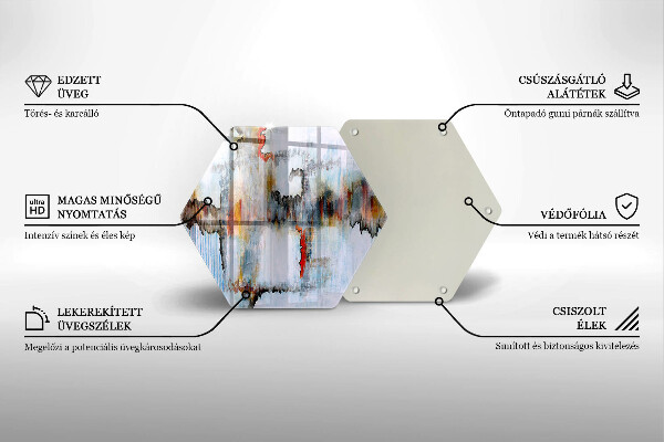 Chopping board Paints abstraction