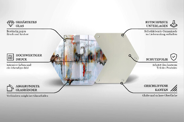 Chopping board Paints abstraction