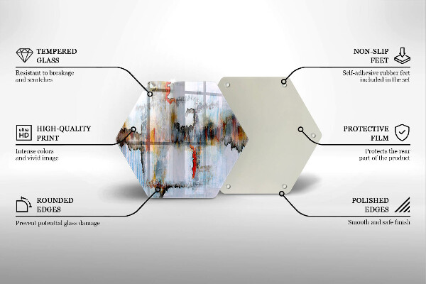 Chopping board Paints abstraction