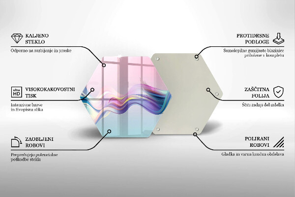Chopping board Pastel abstraction