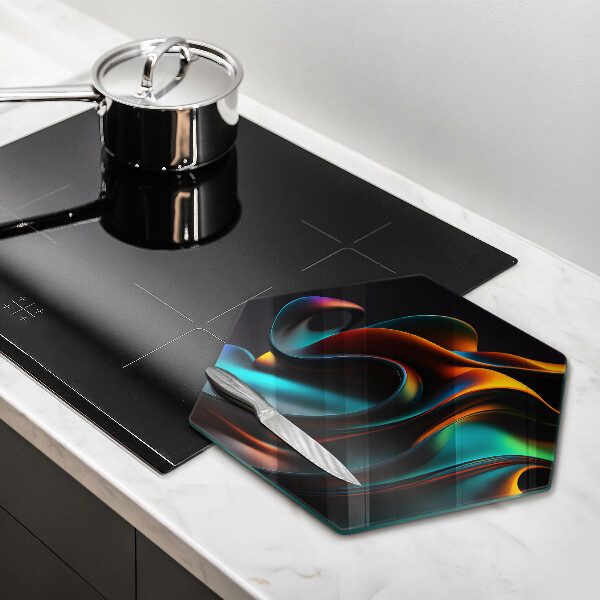 Glass worktop protector Colorful abstraction