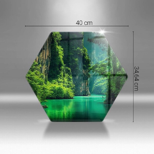 Chopping board Laguna landscape