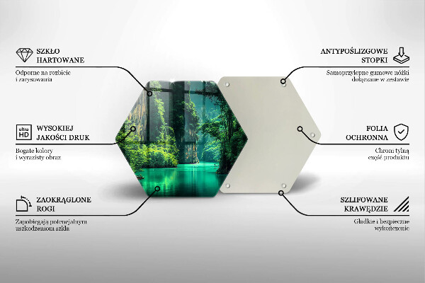 Chopping board Laguna landscape