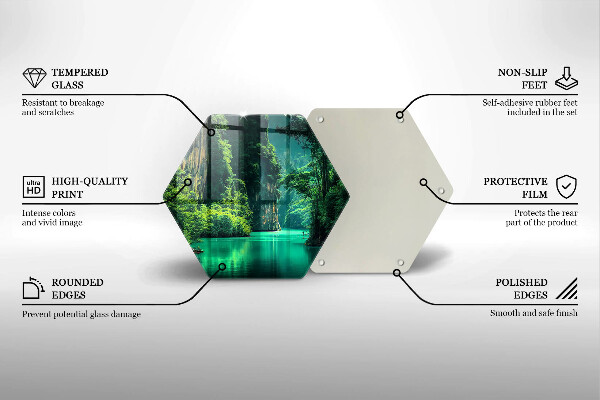 Chopping board Laguna landscape