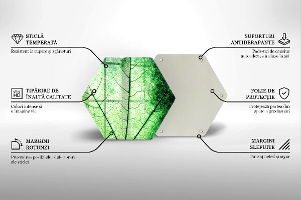 Chopping board Decorative leaf