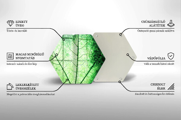 Chopping board Decorative leaf