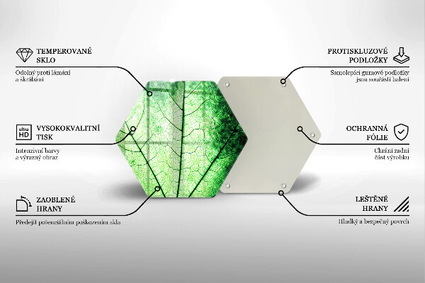 Chopping board Decorative leaf