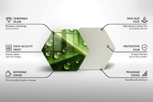 Chopping board Nature Rosa and Leaf