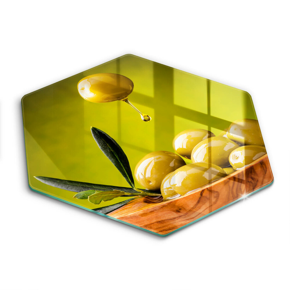 Chopping board Tasty olives