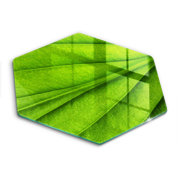 Chopping board glass Nature leaf veins