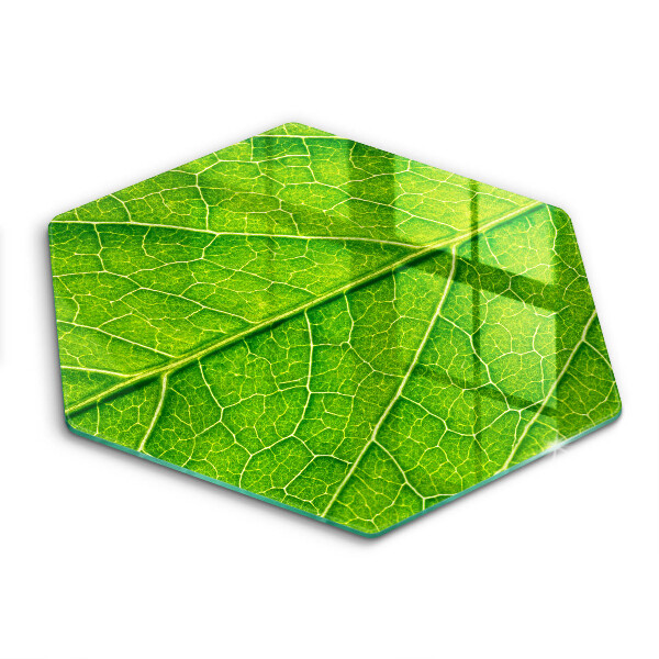 Chopping board glass Leaf lines nature